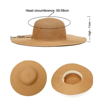 2021 Moda personalizate Personalizate Broderie Plaja hat Numele Tău Logo-ul Text Femei Pălărie de Soare de Palmier Pălărie de Paie luna de Miere Dropshipping