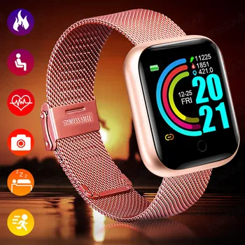 Ceas inteligent Femei Copii Smartwatch 2020 Bluetooth Bărbați Încheietura Ceas Sport Tracker de Fitness Brățară Inteligent Android IOS Monitor Somn