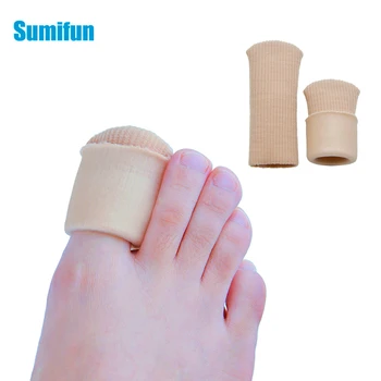 5pcs 7*2cm in Picioare Degete Protectori Silicon Întins Cuttable Tub de Inflamație la picior Picior de Porumb Negi Calus Ameliorarea Durerii de Picioare de Îngrijire D2546