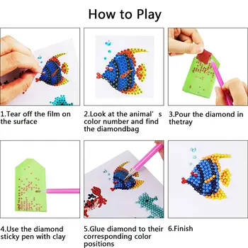 28 de Piese de Diamant Pictura Kituri de Copii DIY 5D Diamant Autocolante Printesa Zane Dans Sirena Diamant Pictura pentru Copii si Adulti