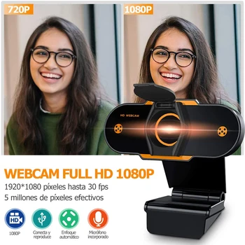 1080P HD CMOS, USB 2.0 Camera Web Live Video Online Didactice, de Reducere a Zgomotului Microfon Calculator PC Webcam Noi