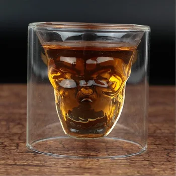 Craniu de cristal Cap Pahare Set de Ceasca 700 ml Whiskey Pahar de Vin Sticla 75ml Pahare Cesti Carafa Bar Acasă Vodca Cani