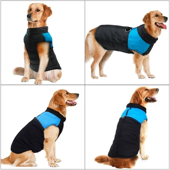 Benepaw Mici Mijlocii Mari Câine Haine De Iarna Cald Ușor Durabil Îmbrăcăminte Pentru Animale De Companie Strat Impermeabil Ușor Pentru A Pune/Scoate