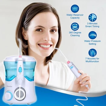 Multifunctional 600ml Apa Dentare se spăla pe dinți Oral Dent Jet Irigator Dentar Kit Curat Dintii de Apă cu 7 Duze