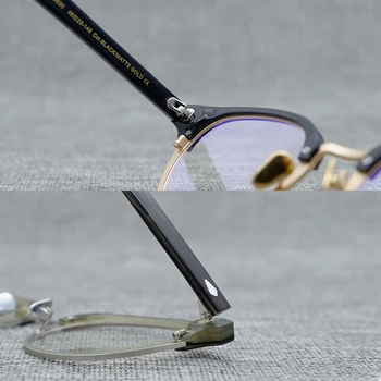 Limitted ediție Vintage ochelari Ultraușoare din titan pur cadru rotund retro stil de ochelari de MAC original Japonia Manual de calitate