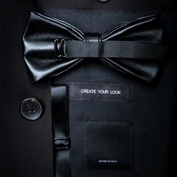 KAMBERFT designer de brand Manual Pene și Piele de Pre-legat Papion si Brosa Seturi pentru Bărbați petrecerea de nunta, cel mai frumos cadou Cravate