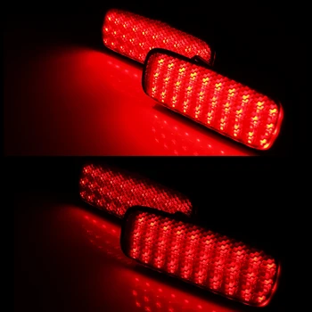 ANGRONG Negru Afumat Lentilă LED Bara Spate Reflector Lumina Pentru Citroen C1 Pentru Peugeot Pentru Fiat Scudo