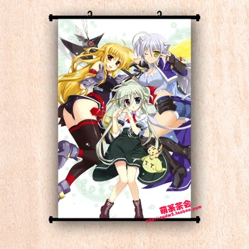 Anime-Ul Japonez De Fată Magică Liric Nanoha Takamachi & Harlaown & Yuno Scrya De Perete Decor Acasă Scroll Poster Decorativ Imagine