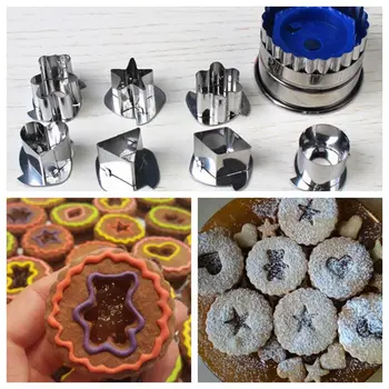 7pcs Cookie Mucegai Set de Coacere Accesorii Cookie Cutter Fructe Mucegai Bucătărie de Gătit produse de Patiserie de Copt Instrumente Pentru Prăjituri de Culoare Aleatorii