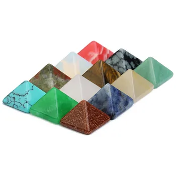 10buc Plat Geometrică Pătrat Piramida de Piatra Naturala, Margele Cabochon de 8mm, 12mm 14mm pentru Bijuterii DIY Face Constatări