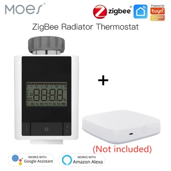 Tuya ZigBee3.0 Inteligente de Încălzire a Termostatului TRV robinet Termostatic pentru Radiator Control Vocal Lucra Cu ZigBee Tuya Hub Alexa de Start Google