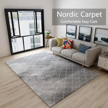Nordic Abstract Covor cu Dungi pentru Casa Living CoffeeTable Canapea Podea Covor Simplu, Modern, Geometrie Stil Anti-alunecare Mari Covoare