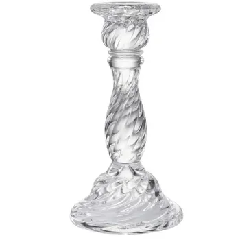 Europene Sfesnic Cristal Transparent De Sticlă Sfeșnic Nunta Romantic Cină La Lumina Lumânărilor Casa De Decorare Lumanari