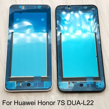 Alb negru Mijloc/Fata Rama/Rama pentru Huawei Honor 7 DUA-L22 LCD TP Digitizer pe capacul bateriei pentru Huawei Honor 7