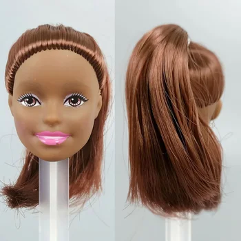 1buc se Amestecă Stil de Cap de Păpușă cu Păr de 1/6 BJD Doll Make Up Capete de 11.5