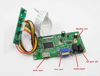 Yqwsyxl kit pentru NV156FHM-N49 HDMI + VGA LCD LED LVDS EDP Placa de sistem Driver