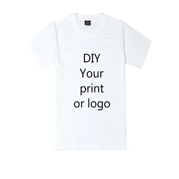 PROPRIUL Design Logo-ul de Brand/Imagine Personalizat femei DIY tricou femmel maneca Scurta tricou Casual topuri haine Tee