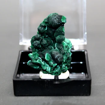 Oferta speciala! Natural malachit minerale-specimen de cristal Pietre și cristale de cuarț de Vindecare de cristal dimensiuni cutie 3.4 cm