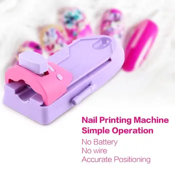 2020 Noua Manichiura DIY Printer Timbru Stamper Instrumente 3D Nail Art Decor Ștanțat Mașini de Imprimare cu Model de Metal