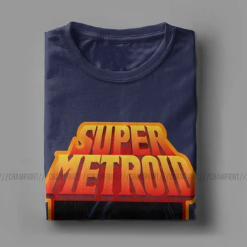 Super Metroid Barbati Tricou Samus Războaie Aran Prim-End Ridley Zebes Joc De Noutate Tricou Cu Maneci Scurte T-Shirt Bumbac Topuri De Vara