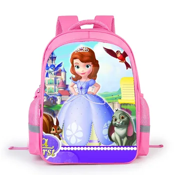 Disney Princess Sofia Copii Roz Rucsac Copii, ghiozdan Basm Ghiozdan Saci de Carte pentru Fete Adolescente mochila Bolsa