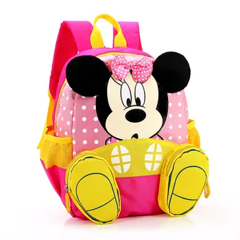 Disney Gradinita de Copii de Desene animate Mickey ghiozdane Copii Minnie Rucsac Impermeabil Ghiozdane Ghiozdan pentru baieti si fete