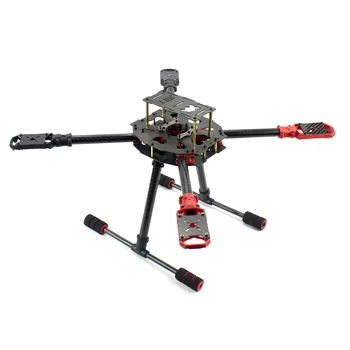 JMT DIY Mini-J630 Cadru Kit din Fibra de Carbon 4 osii Pliabil suport pentru Elicopter Avion RC Quadcopter Kituri de Piese de Schimb