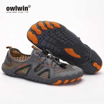 Adidasi Unisex Apă Pantofi Pentru Bărbați Desculț În Aer Liber, Sandale De Plajă În Amonte Aqua Pantofi Iute Uscat Râu Mare, Scufundări, Înot Mare