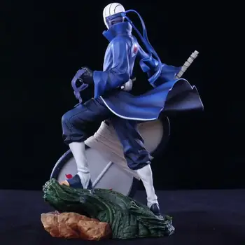 Naruto Anime Statuie Uchiha Obito PVC Acțiune Figura Jucării 300mm Naruto Shippuden Uchiha Obito Figurine Model de Jucărie