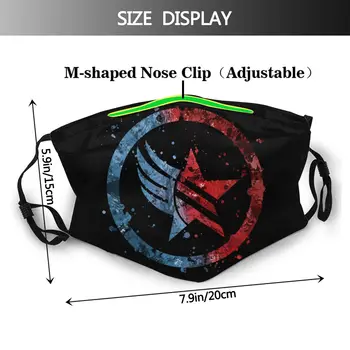 Mass Effect Reutilizabile Masca de Praf Capacul de Protecție Respiratorie Inabusi Masca cu Filtre
