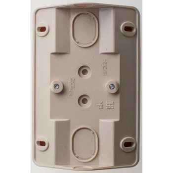 SCHNEIDER ELECTRIC socket Etude Dacha PA16-108K 16A 250V unghiulare perdele de protecție cu teren crema. îmbunătățire acasă
