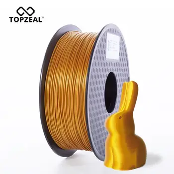 TOPZEAL Real, de Culoare Aurie Imprimantă 3D PLA Filament de 1.75 mm 3D cu Filament 1KG/Rola PLA pentru Imprimantă 3D și 3D Pen