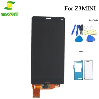 SYART LCD Pentru Sony Xperia Z3 Compact, Z3 Mini D5803 D5833 Display Touch Ecran Înlocuire Cadru Transport Gratuit