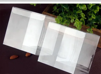 50pcs 10*10*10 cm Transparent Impermeabil din PVC Cutii de Ambalaje din Plastic Clar, Cutie de Depozitare Pentru produse Alimentare/bijuterii/Bomboane/Cadouri/cosmetice
