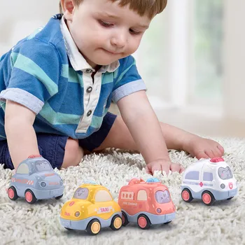 Masina de Jucarii pentru Copii 2 la 4 Ani Copii Baieti 1 An Model CarMini de Curse Camion Foc Vehicule Auto Cadou