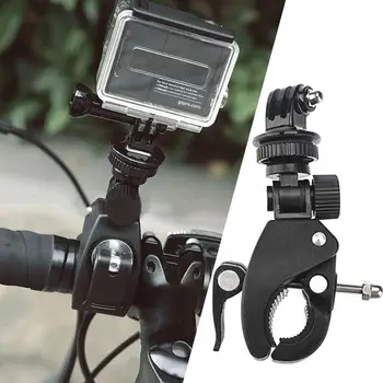 2 buc Bicicleta Camera GoPro Suport de Montare Ciclism Biciclete de Munte Cameră Clip de Siguranță Biciclete Suport Rotativ Pentru Self-timer