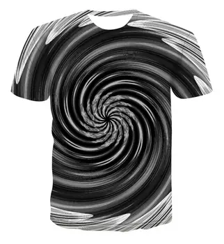 2020 3D noi de Vara T-shirt pentru Bărbați Anime Print T-shirt pentru Bărbați Psihedelice Casual Hipnoza T-shirt Strada Port XL S-6XL