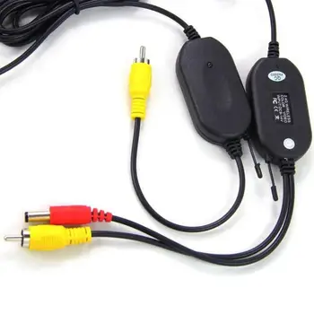 2.4 Ghz fără Fir Transmițător și Receptor conector convenabil Pentru a Inversa aparat de Fotografiat Retrovizoare Monitor Video și de conducere recorder
