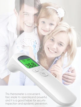 Baby Termometru cu Infrarosu Digital LCD de Măsurare a Corpului Ureche Frunte Non-Contact pentru Adulți Febra IR Copii Termometro Digital