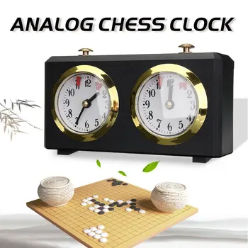 Internaționale Mecanic Analog Ceas de Șah Retro am-DU-te Timer Joc Concurs Conta în Sus în Jos Exacte Cadou Profesionale Portabile