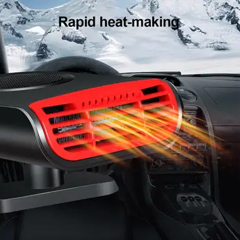 360 de Grade de Rotație Masina Incalzitor Portabil Interior Fan Heater 12V 150W Auto Dezaburitor Lunetă de Căldură Ventilator de Răcire Windshiel