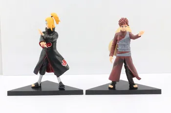 18cm Colectie de Jucarii Model Set Naruto Anime Naruto Deidara + Gaara PVC Acțiune Figura