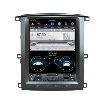 128GB Tesla PX6 Android Auto Jucător de Radio de Navigație GPS Pentru Lexus LX470 / TOYOTA Land cruiser LC100 2002 + carplay DSP SIM 4G