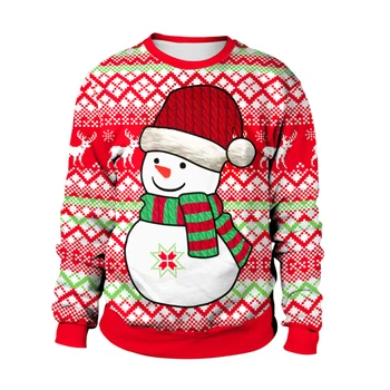 2020 Urât Pulover de Crăciun pentru un Cadou de Moș crăciun Elf Amuzant Pulover Femei Barbati Tricouri și Pulovere Bluze de Toamna Iarna Haine Lungi