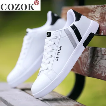 Bărbați Alb Vulcanizat Plat Pantofi Dantela-up Confortabil Adidas pentru bărbați Tenis Masculino Adulto Calitate de Top Barbati Zapatillas 2021