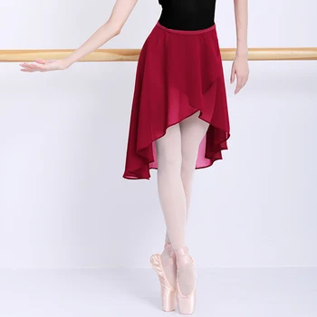 Fusta de balet Femei Adulte Folie de Lungă Șifon Fusta de Balet Tutu Skate Fusta Catarame Reglabile Balerina юбка de Dans Uzura