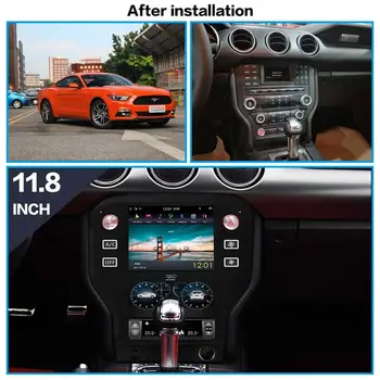Android 9.0 128G PX6 Tesla Styel Ecran Pentru Ford Mustang - 2020 Auto Radio Stereo Auto Multimedia Player DVD de Navigație GPS