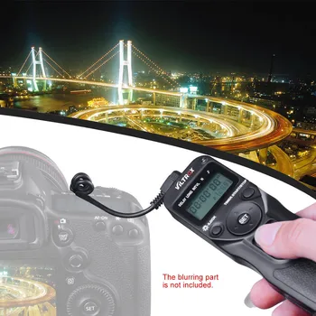 VILTROX Interval de Timp Intervalometru Timer Control de la Distanță a Declanșatorului cu N3 Cablu pentru Nikon D90 D600 D3100 D3200, D5000 D5100, D7000