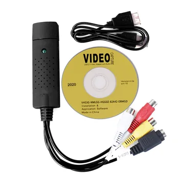 VONETS Easycap USB 2.0 TV, DVD, VHS Video Capture Dispozitiv Adaptor de Card de Suport pentru Win XP / Win 7 / Vista 32 Accesorii