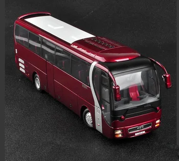1/42 Pentru MAN Lion ' s Star YuTong Bus ZK6120R41 turnat sub presiune, Metal Model de Masina Jucării Fată Băiat Cadou de Colecție Roșu Metal,Plastic,Cauciuc